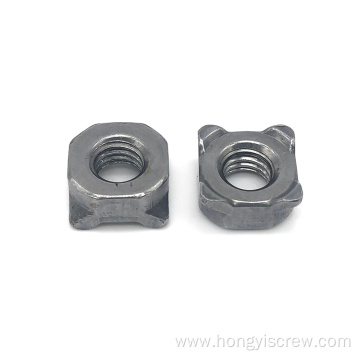 Four Corners Square threaded Welding Nuts